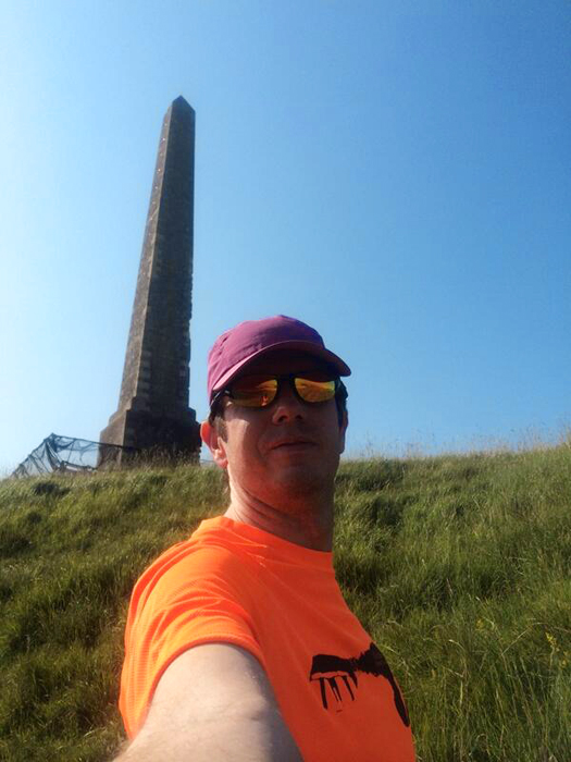 Neat selfie by Steve during the first run with the Paleos® in beautiful countryside.