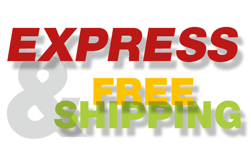 FREE EXPRESS SHIPPING (3-4 days worldwide)!